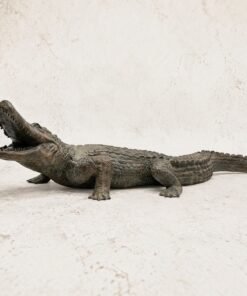 Monumental Bronze Alligator Fountain