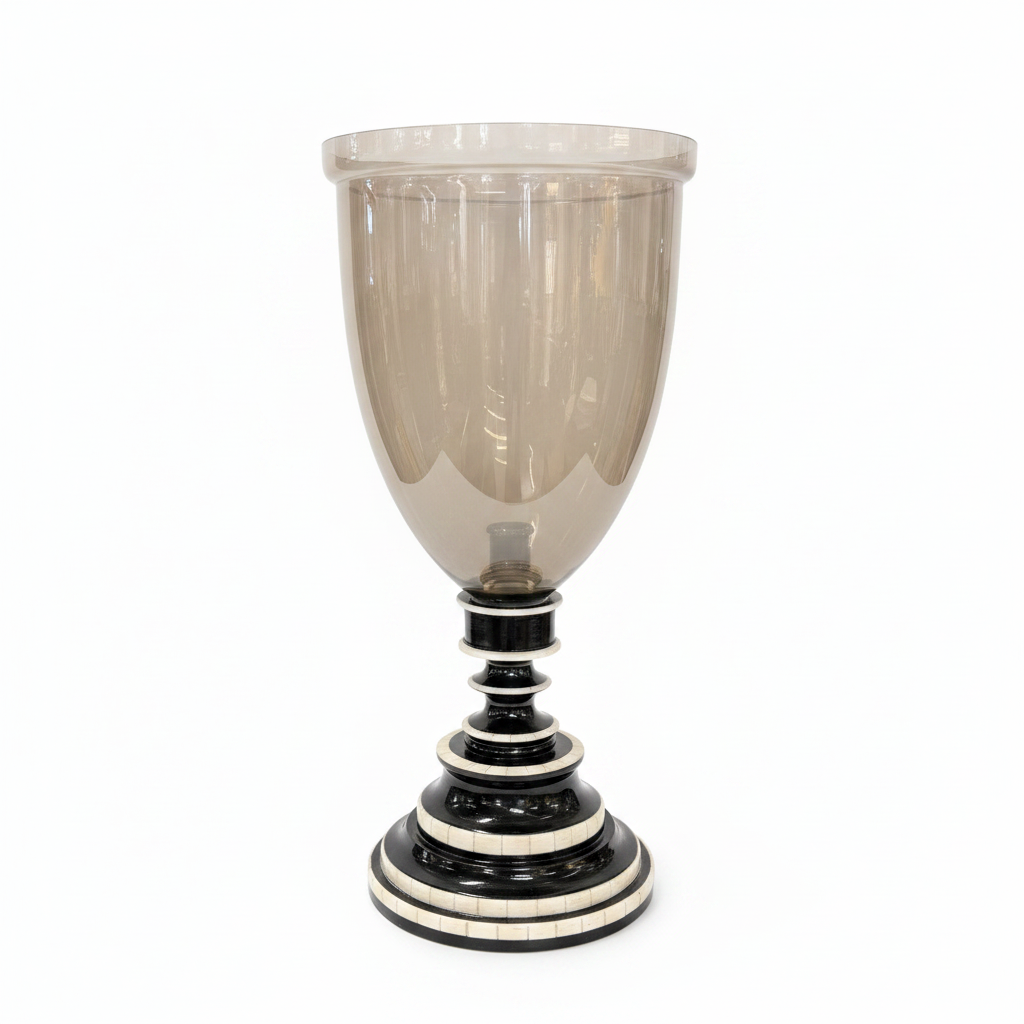 Glass Hurricane on Bone Base