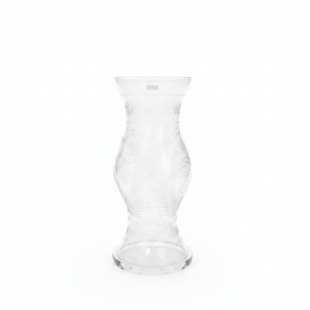 Etched Glass Hurricane
