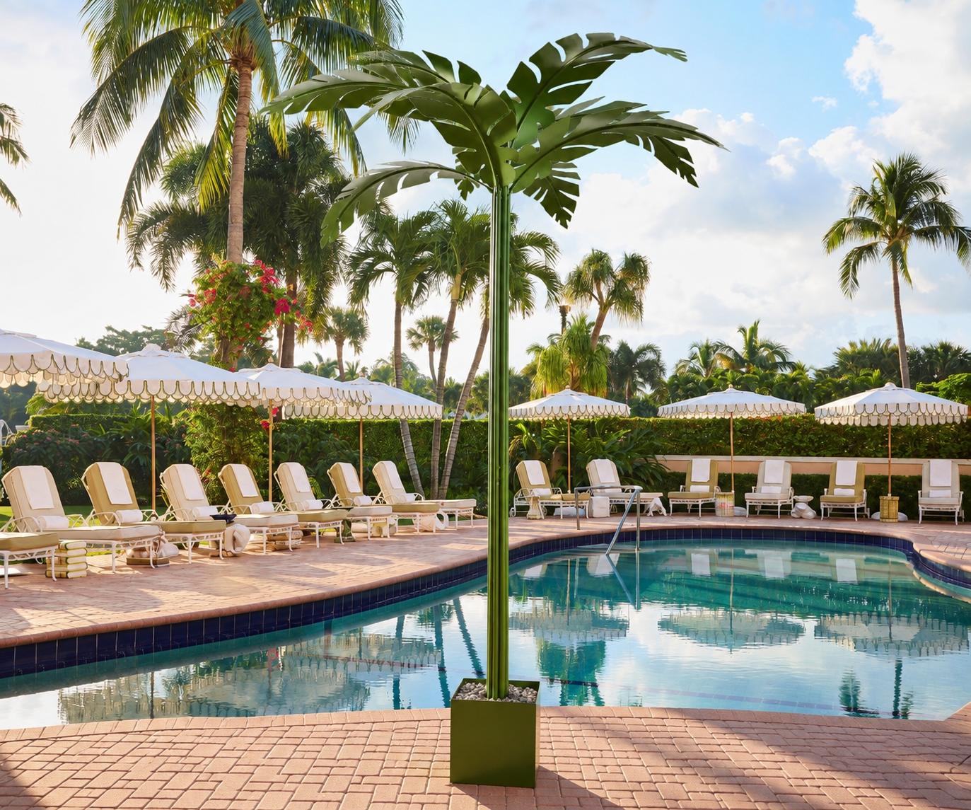 Large Green Decorative Coastal Palm Tree
