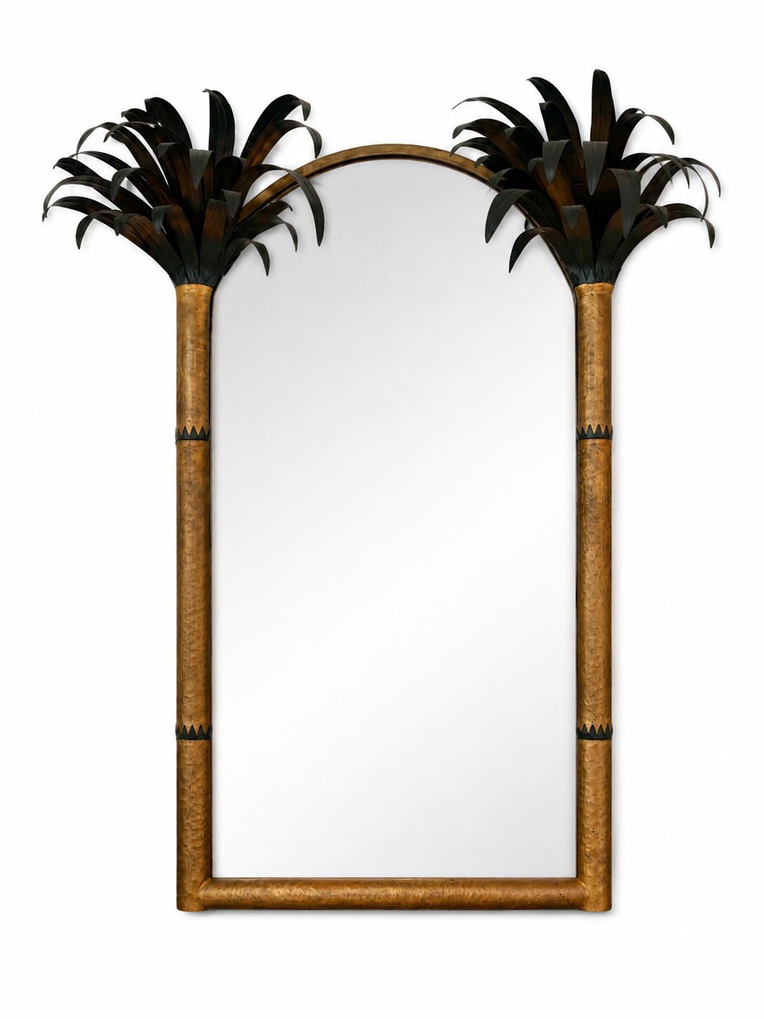 Tole Palm Tree Mirror