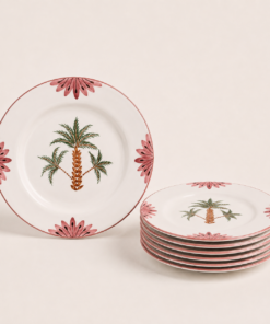 The Palm Tree Dinner Plate — Les Ottomans