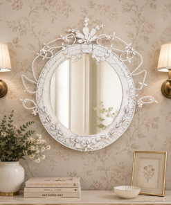 Handmade Beaded Mirror