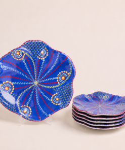 African Tulip Dinner Plate Blue