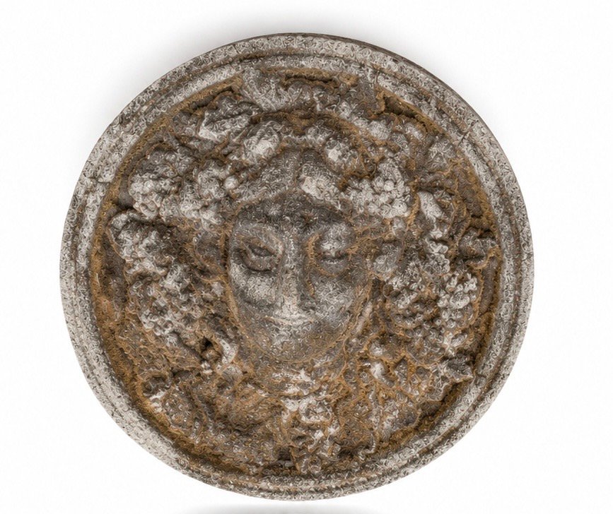 Pair of Classical Bacchus Stone Wall Plaques - Image 5