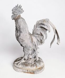 Cast Iron Rooster Statue