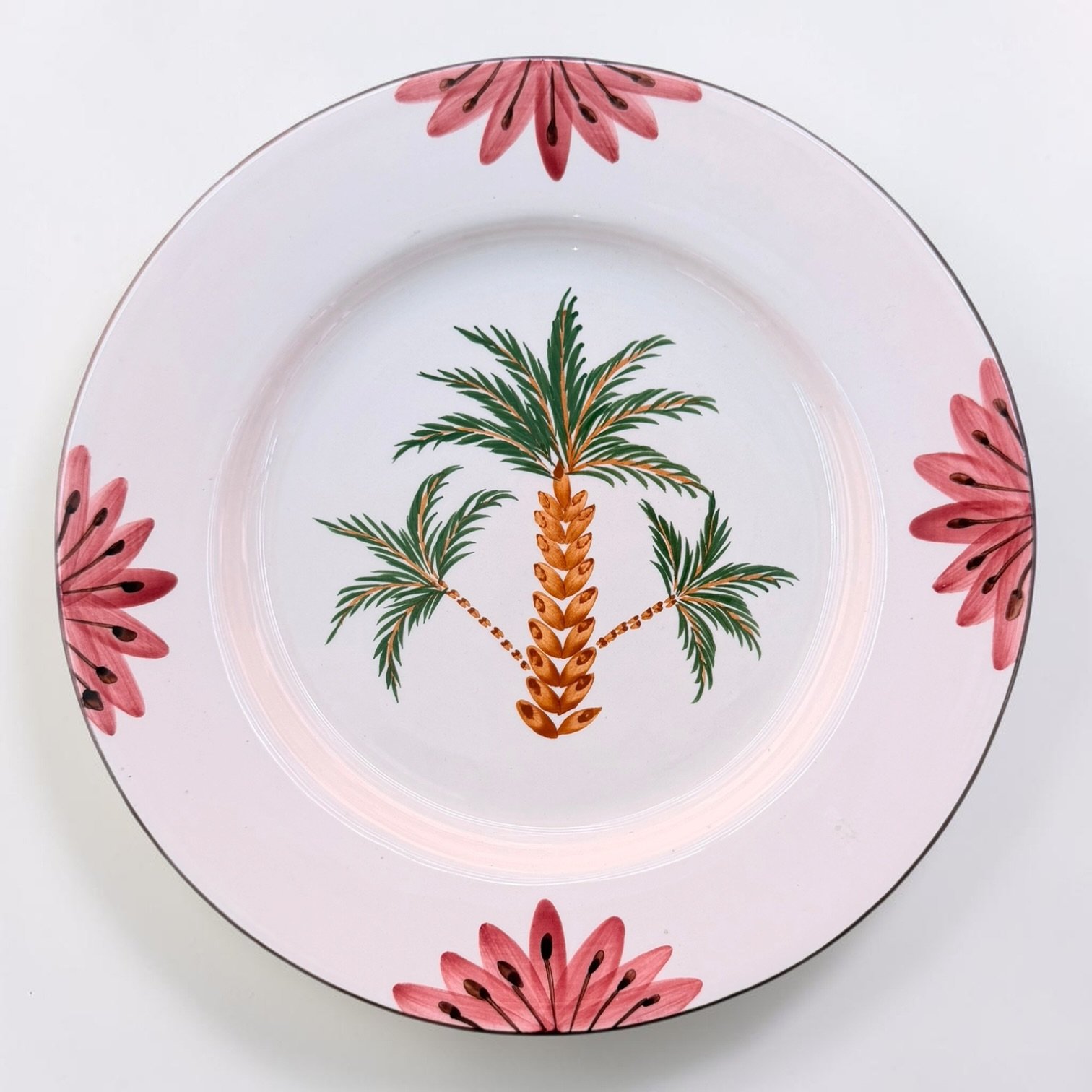 The Palm Tree Dinner Plate — Les Ottomans - Image 2