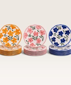 Italian Floral Ceramic Plates