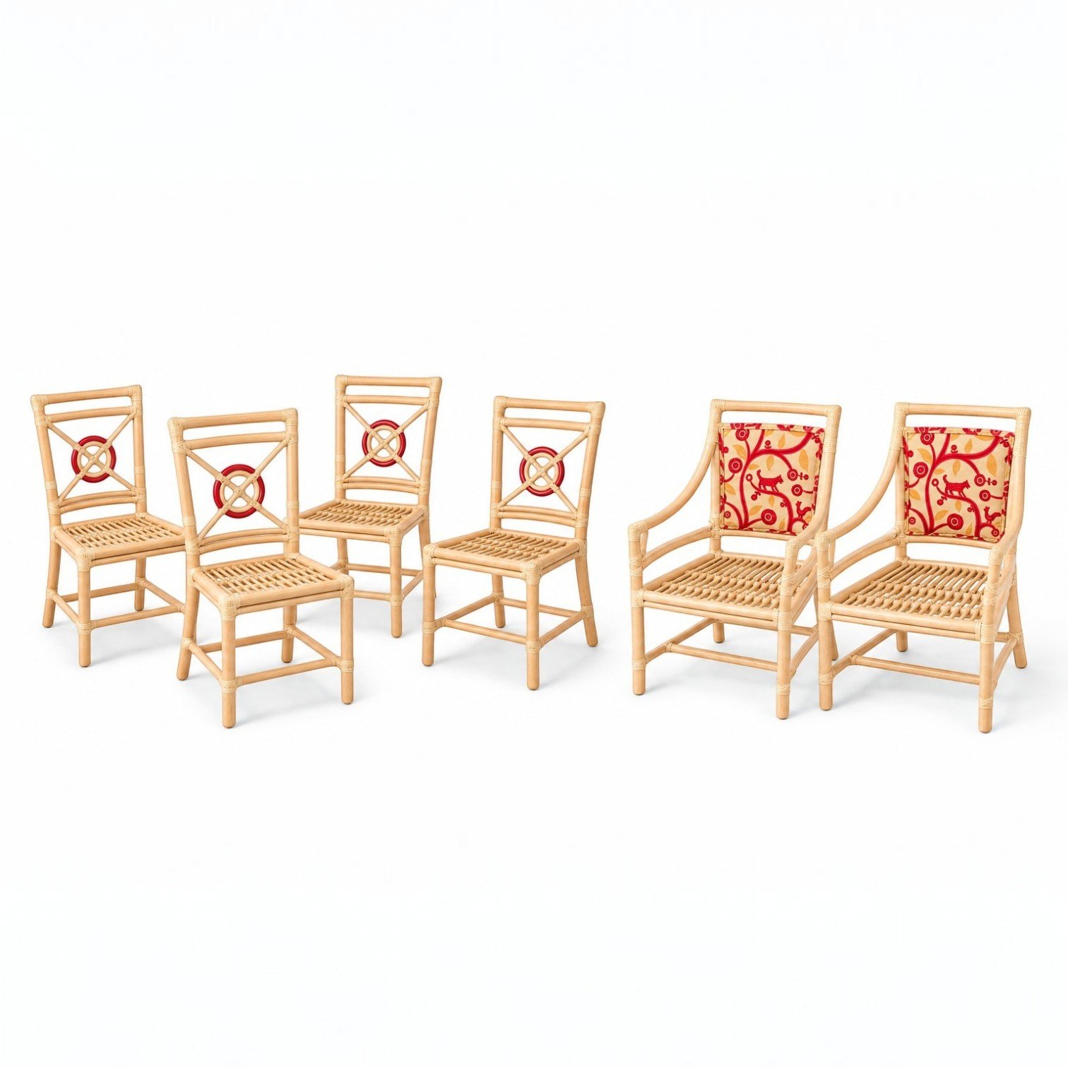 Set of Six Classic Dining Chairs
