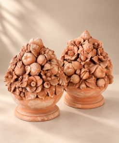 Pair of Terra Cotta Italian Finials