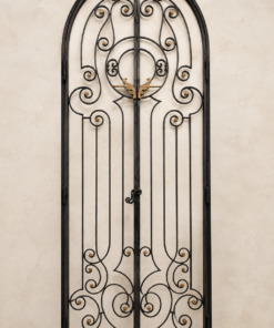 Pair of Antique Arched Iron Garden Gates