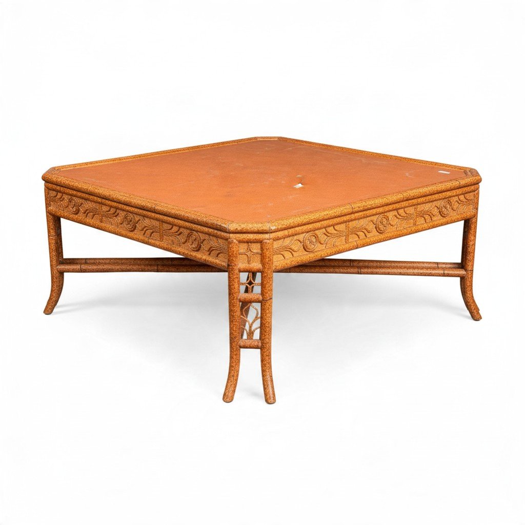 Chinoiserie Square Coffee Table