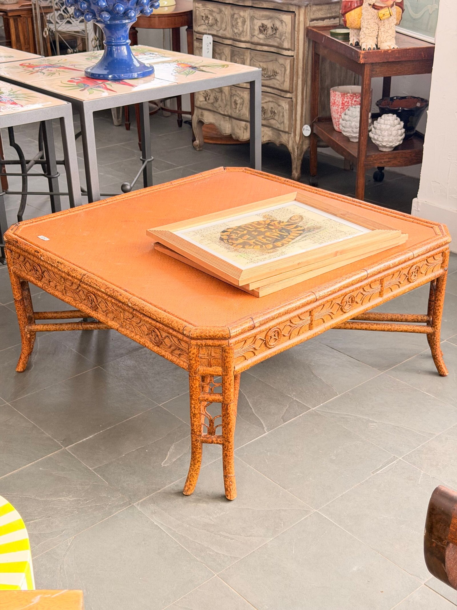 Chinoiserie Square Coffee Table - Image 3